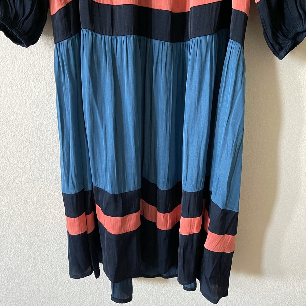 NWT⭐️Top Rated⭐️ANTHRO Aidy Colorblocked Midi Dress size small petite - Picture 10 of 13